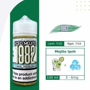 Tinh dầu 1982 Freebase E Juice - 10 Vị Hot Nhất đến từ Mỹ