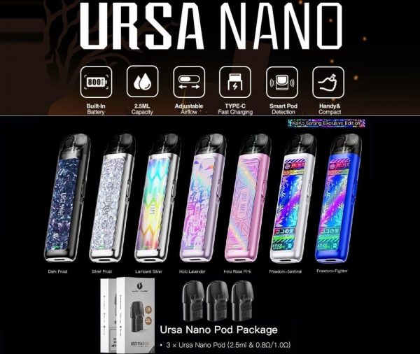 Lost Vape Ursa Nano 18W - Màu mới 2023