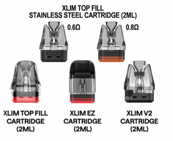 Đầu pod rỗng Oxva Xlim PRO 2 (DNA)  Fill 0.4, 0.6, 0.8, 1.2ohm chính hãng